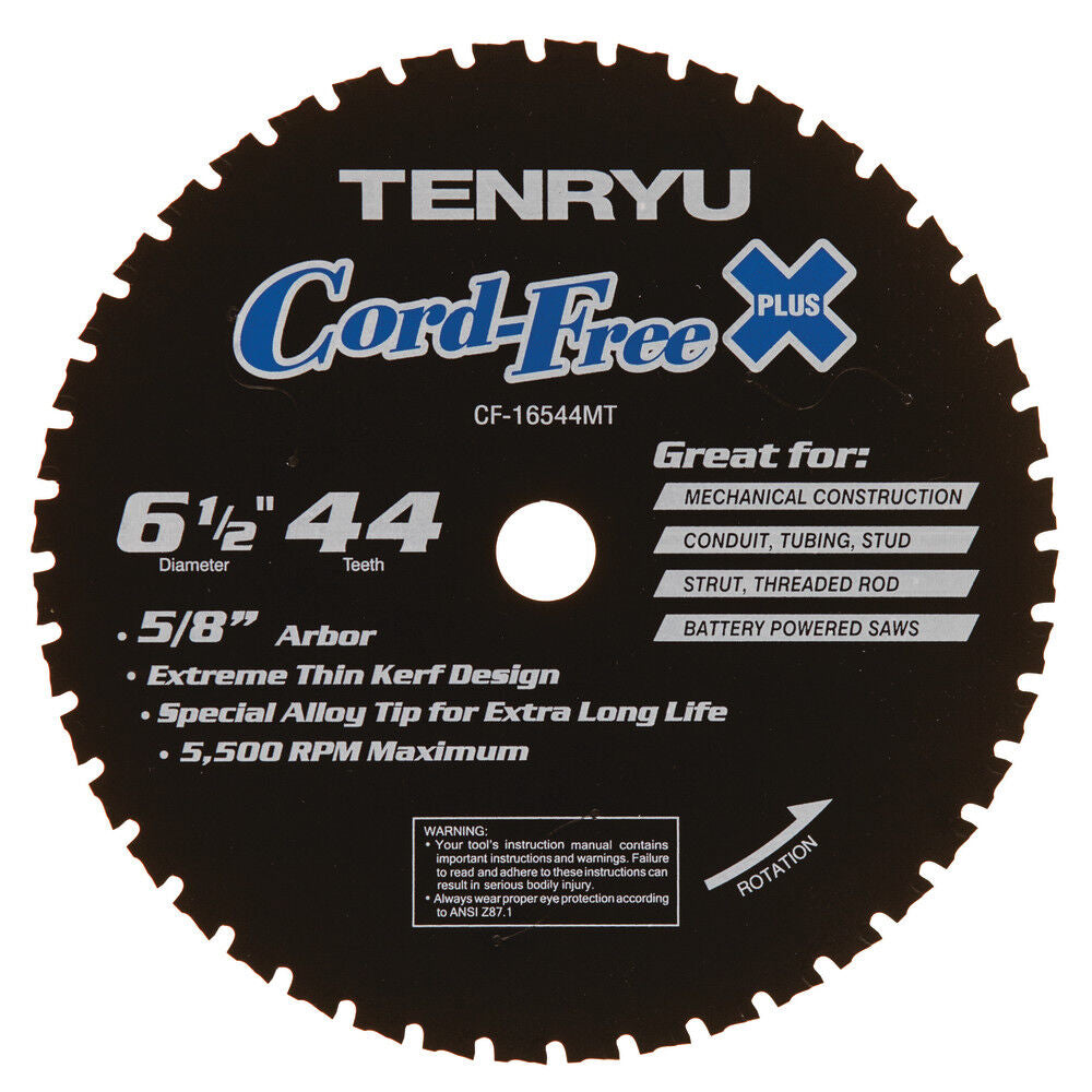 Cord Free Series 6-1/2 Inch x 44T General Purpose Blade CF-16544MT