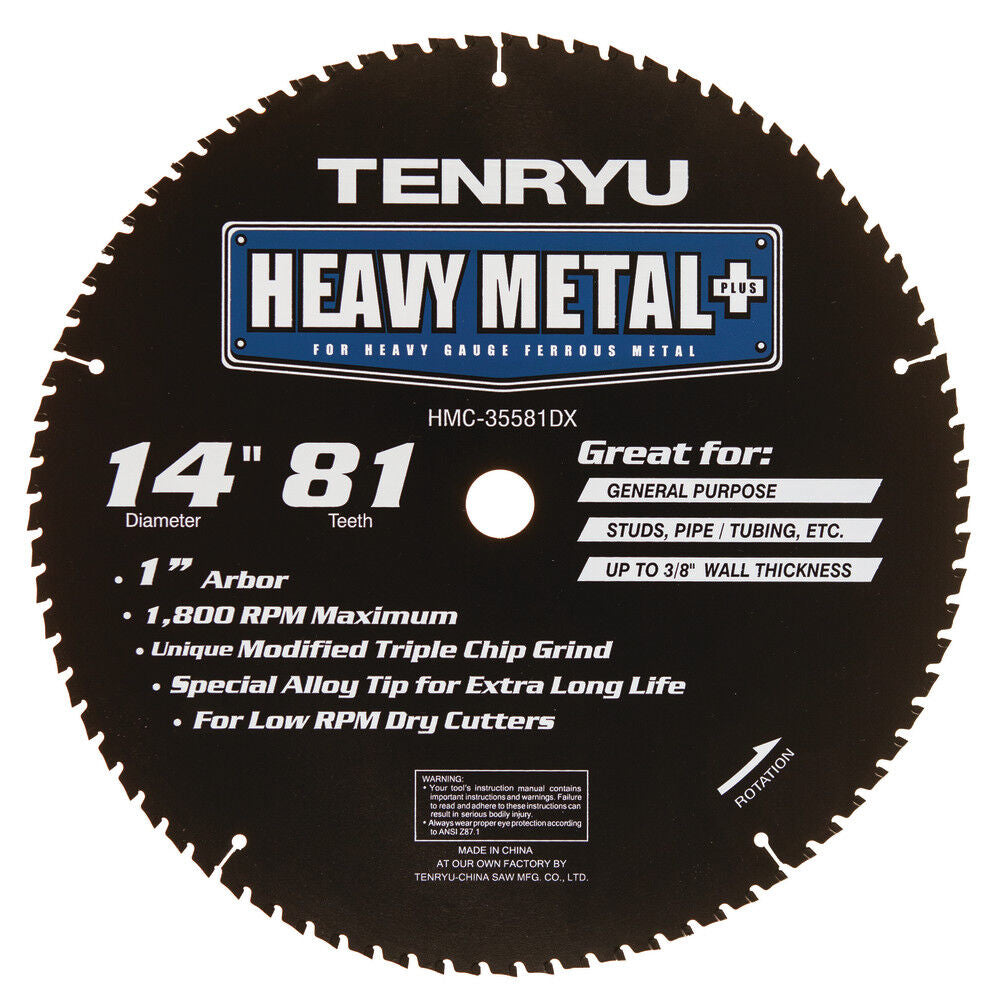 Heavy Metal Plus 14 Inch x 42T General Purpose Blade HMC-35581DX