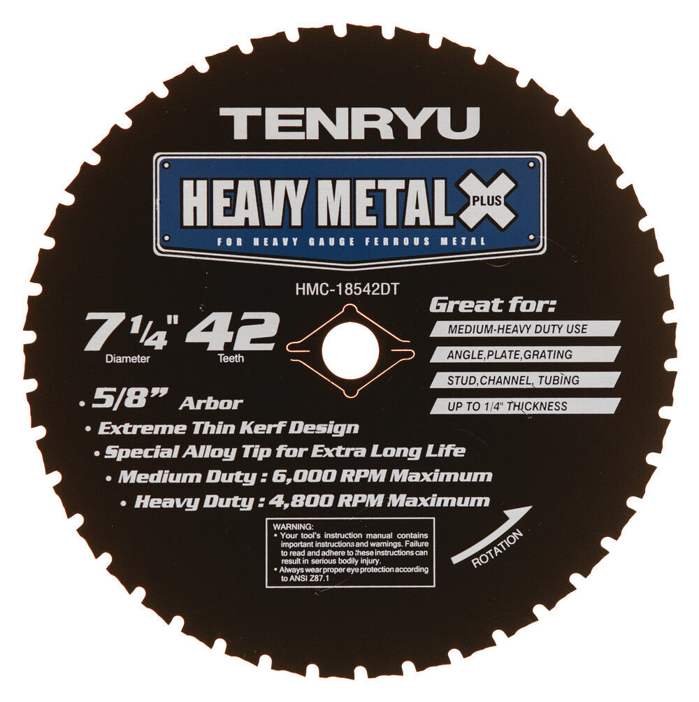 Heavy Metal Plus 7-1/4 Inch x 42T General Purpose Blade HMC-18542DT