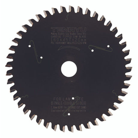 PTFE Coated Plunge Cut Saw Blade for Laminate 160mm x 45T PSL-16045ABM2T