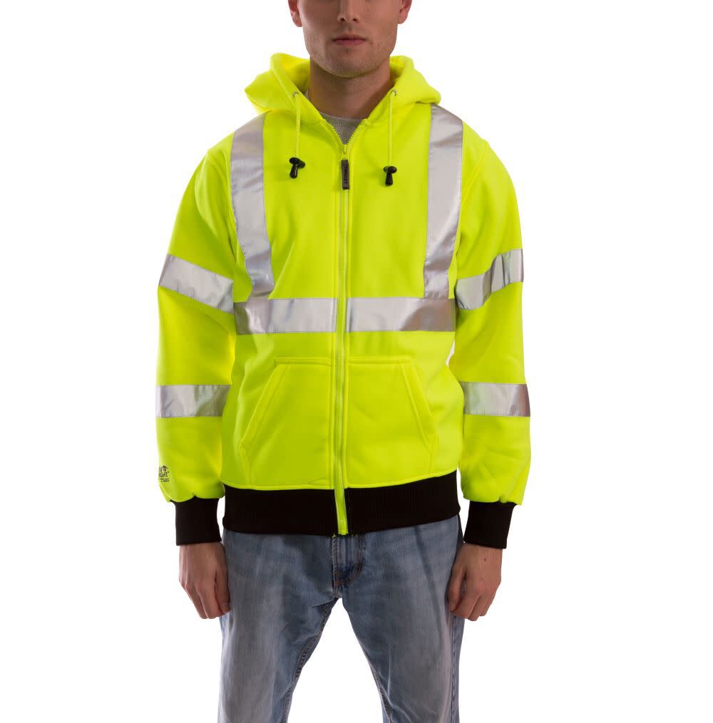 Job Sight Zip-Up Hoodie Hi-Vis 3X S78122.3X