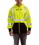 Job Sight Zip-Up Hoodie Hi-Vis 3X S78122.3X