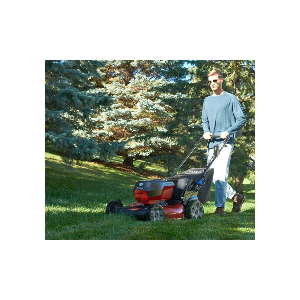 Recycler 60-volt Max 21-in Cordless Push Lawn Mower 4 Ah (1-Battery and Charger Included) 21323