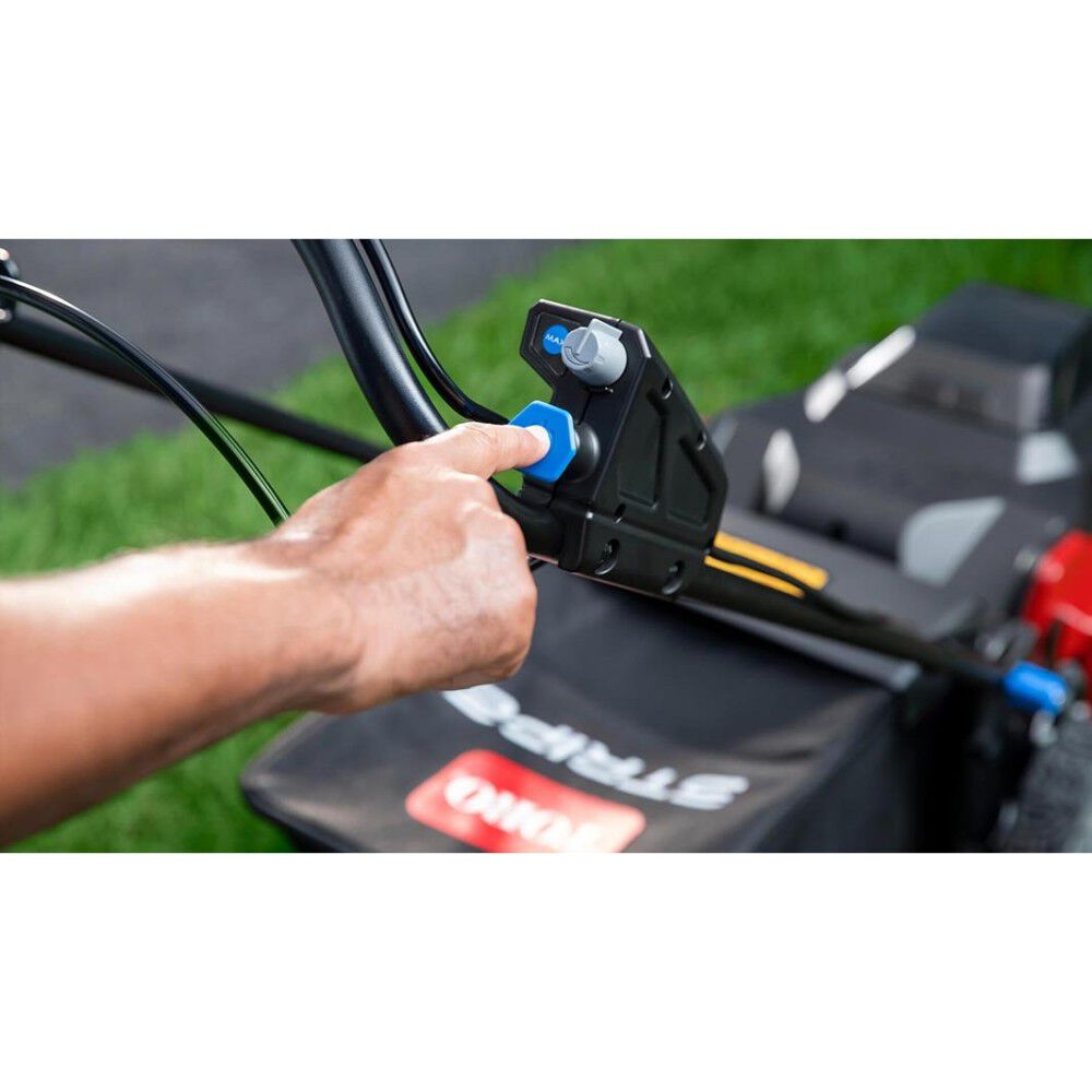 Stripe 60-volt Max 21-in Cordless Push Lawn Mower 4 Ah (1-Battery and Charger Included) 21611