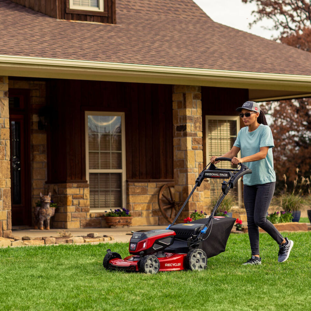 Recycler 60-volt Max 22-in Cordless Self-propelled Lawn Mower 6 Ah (1-Battery and Charger Included) 21467