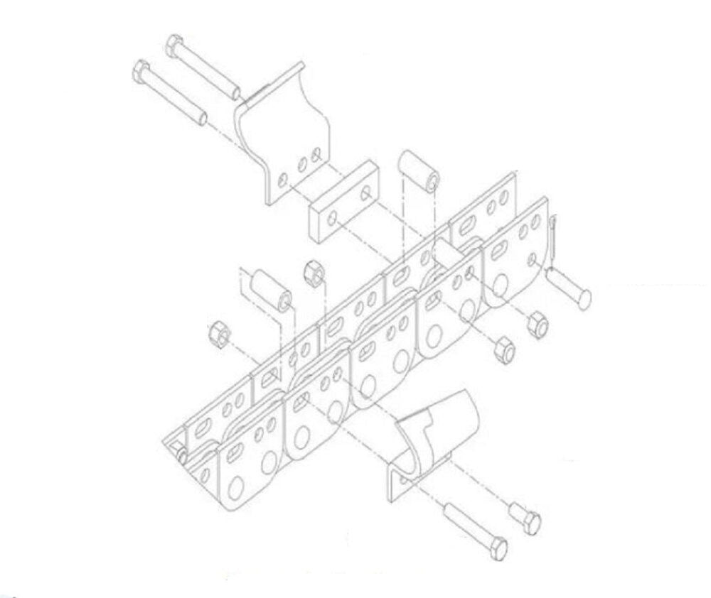 Dingo 36 x 4 In. Combo Chain for Trencher 22487