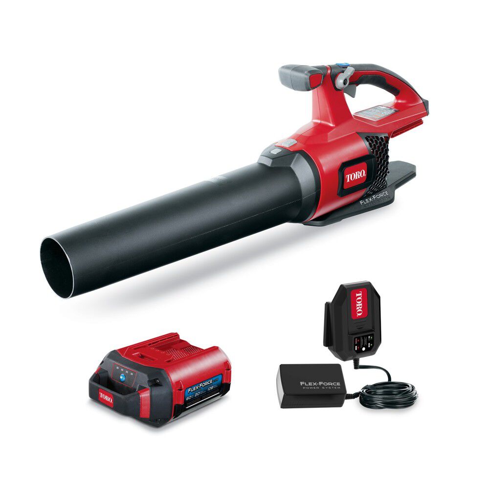 Flex-Force 60-volt Max 565-CFM 110-MPH Battery Handheld Leaf Blower 2 Ah (Battery and Charger Included) 51821