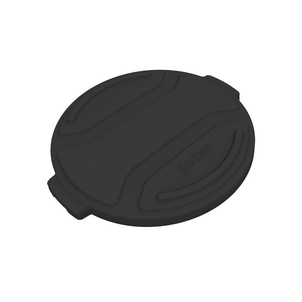 20 Gallon Round Trash Can Lid Black RND20-L0200