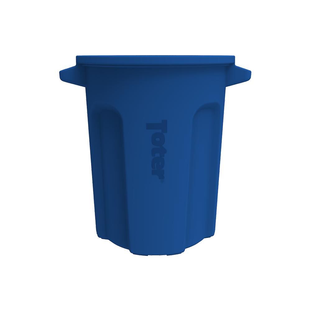 20 Gallon Round Trash Can with Lift Handle Blue RND20-B0705