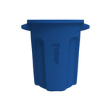 20 Gallon Round Trash Can with Lift Handle Blue RND20-B0705