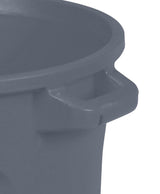 20 Gallon Round Trash Can with Lift Handle Dark Gray Granite RND20-B0149