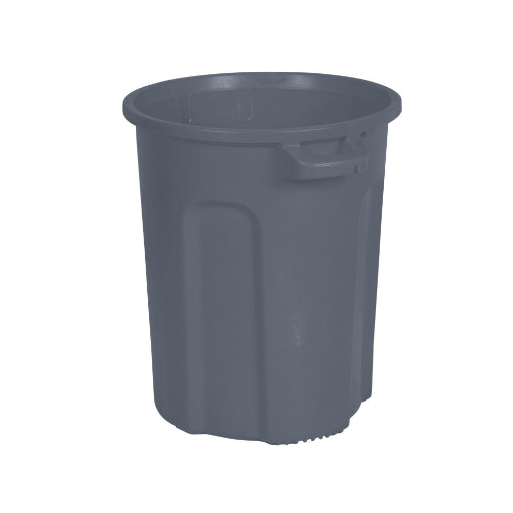 20 Gallon Round Trash Can with Lift Handle Dark Gray Granite RND20-B0149