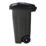 32 Gallon Blackstone Trash Can with Quiet Wheels and Attached Lid ANA32-10767