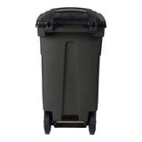 32 Gallon Blackstone Trash Can with Quiet Wheels and Attached Lid ANA32-10767