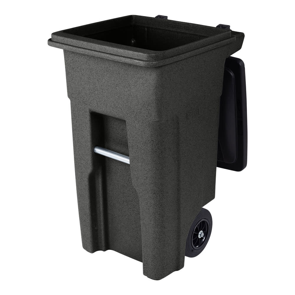 32 Gallon Blackstone Trash Can with Quiet Wheels and Attached Lid ANA32-10767