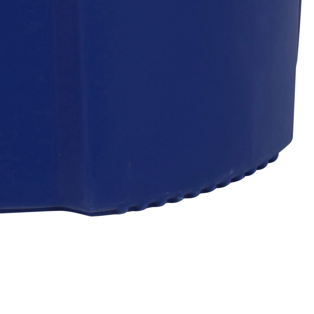 32 Gallon Round Trash Can with Lift Handle Blue RND32-B0705