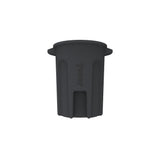 32 Gallon Round Trash Can with Lift Handle Dark Gray Granite RND32-B0149