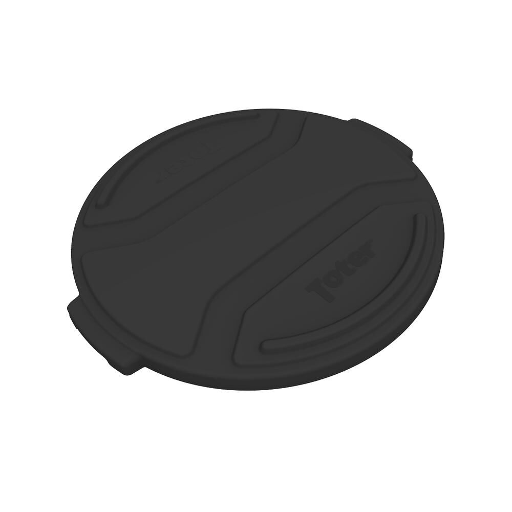 44 Gallon Round Trash Can Lid Black RND44-L0200