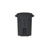 44 Gallon Round Trash Can with Lift Handle Dark Gray Granite RND44-B0149