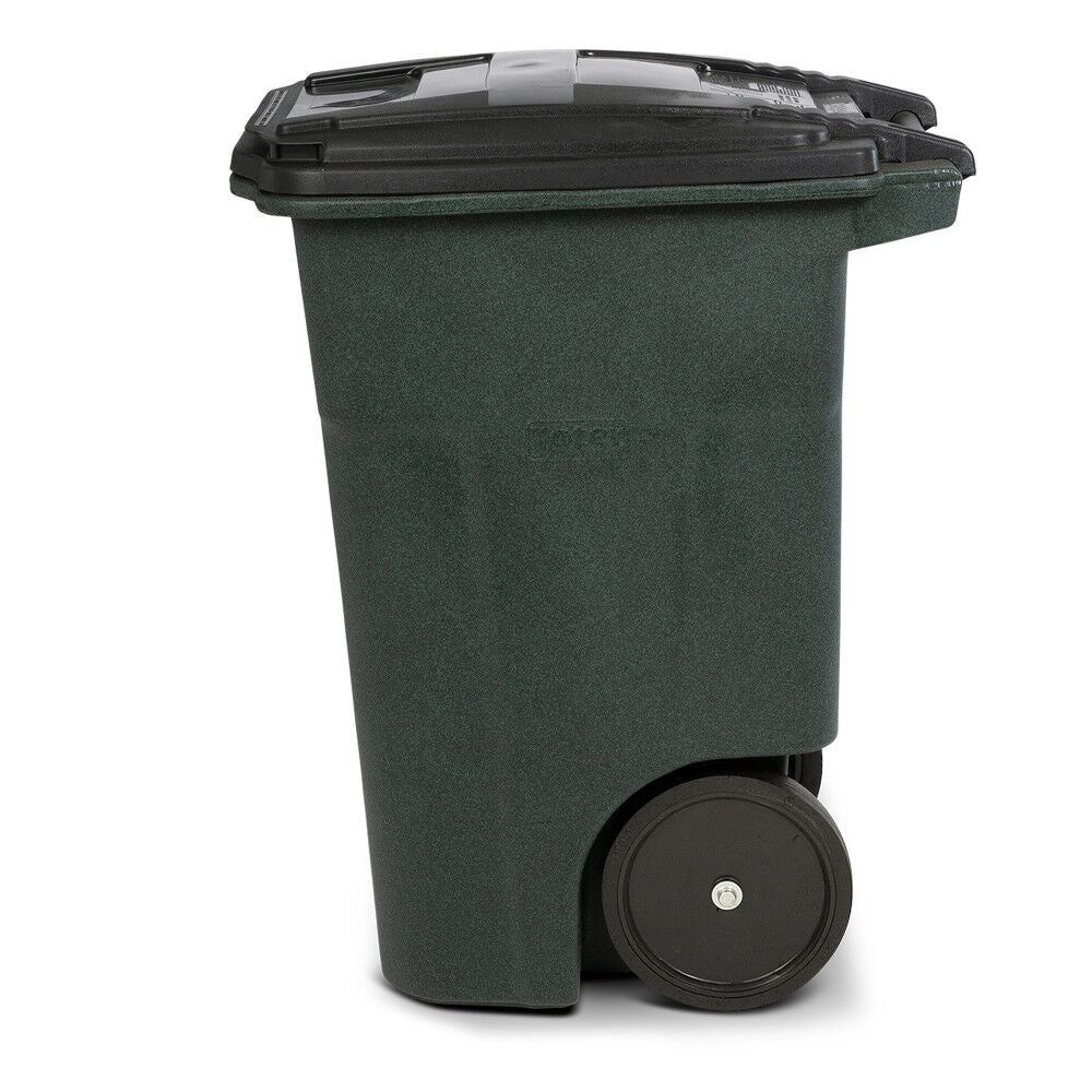 48 Gallon Trash Can with Smooth Wheels and Lid ANA48-51406