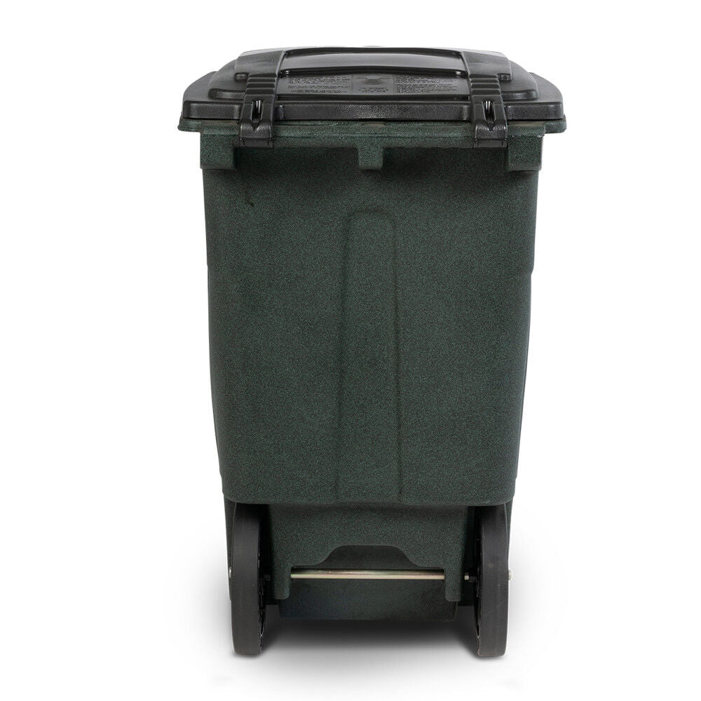 48 Gallon Trash Can with Smooth Wheels and Lid ANA48-51406