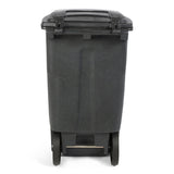 64 Gallon Trash Can Greenstone with Quiet Wheels and Lid ANA64-54480