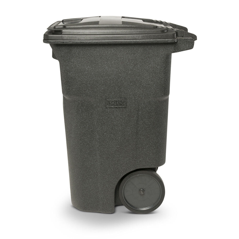 64 Gallon Trash Can with Smooth Wheels and Lid ANA64-10548