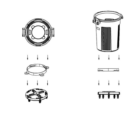 Caster Dolly Adapter Kit DAK10-00000