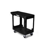 Material Handling Utility Cart with Flat Top and Straight Handle UCF00-S0001