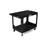 Material Handling Utility Cart with Flat Top and Straight Handle UCF00-S0002