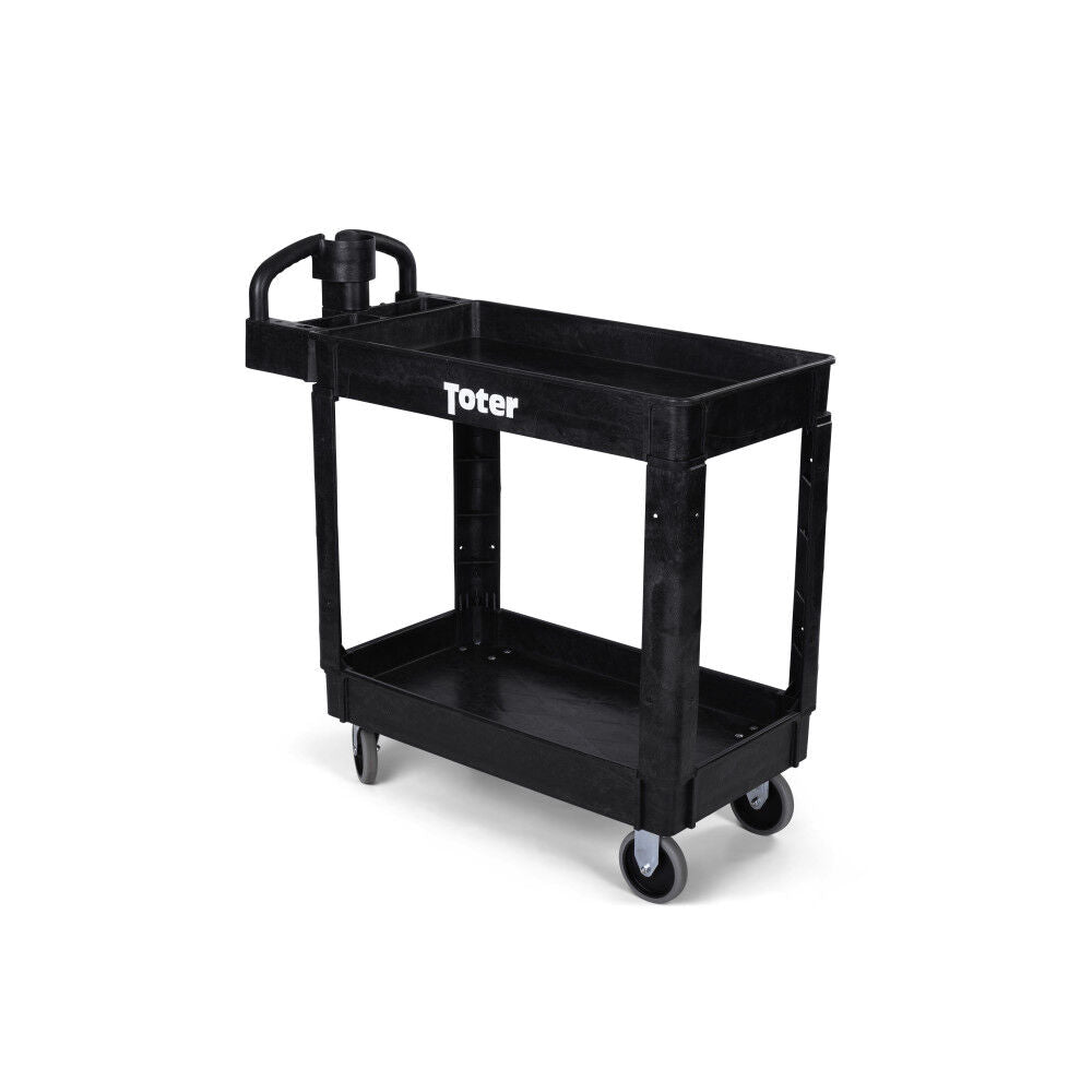 Material Handling Utility Cart with Lipped Top and Ergo Handle UCL00-E0001