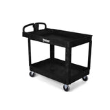 Material Handling Utility Cart with Lipped Top and Ergo Handle UCL00-E0002