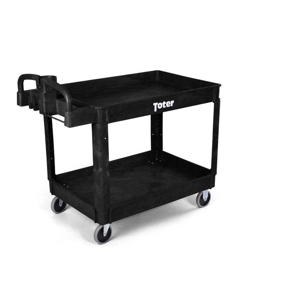 Material Handling Utility Cart with Lipped Top and Ergo Handle UCL00-E0002