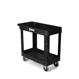 Material Handling Utility Cart with Lipped Top and Straight Handle UCL00-S0001