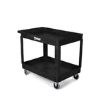 Material Handling Utility Cart with Lipped Top and Straight Handle UCL00-S0002