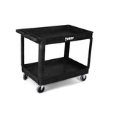 Material Handling Utility Cart with Lipped Top and Straight Handle UCL00-S0002