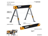 C550 Sawhorse/Jobsite Table TB-C550-0BES