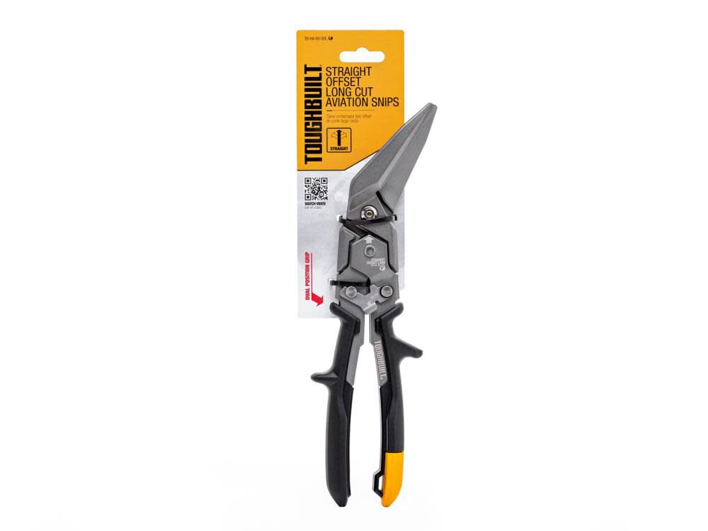 Straight Offset Long Cut Aviation Snips TB-H4-60-SOL-6BES