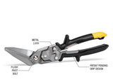 Straight Offset Long Cut Aviation Snips TB-H4-60-SOL-6BES