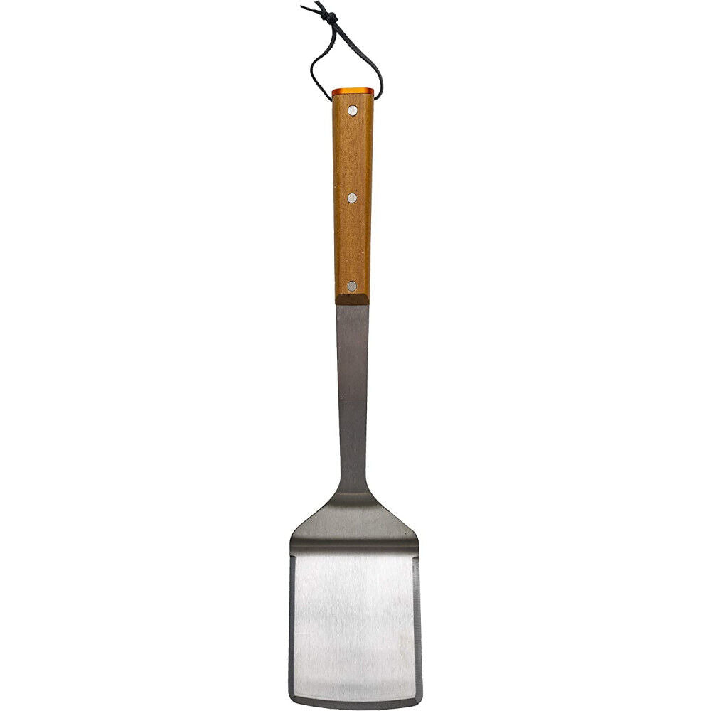 17 In. Stainless Steel BBQ Spatula with Teak Wood Handle BAC531