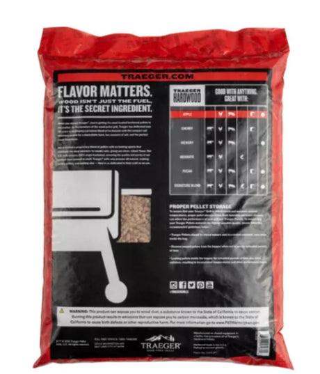 Apple BBQ Wood Pellets 20lb Bag PEL318