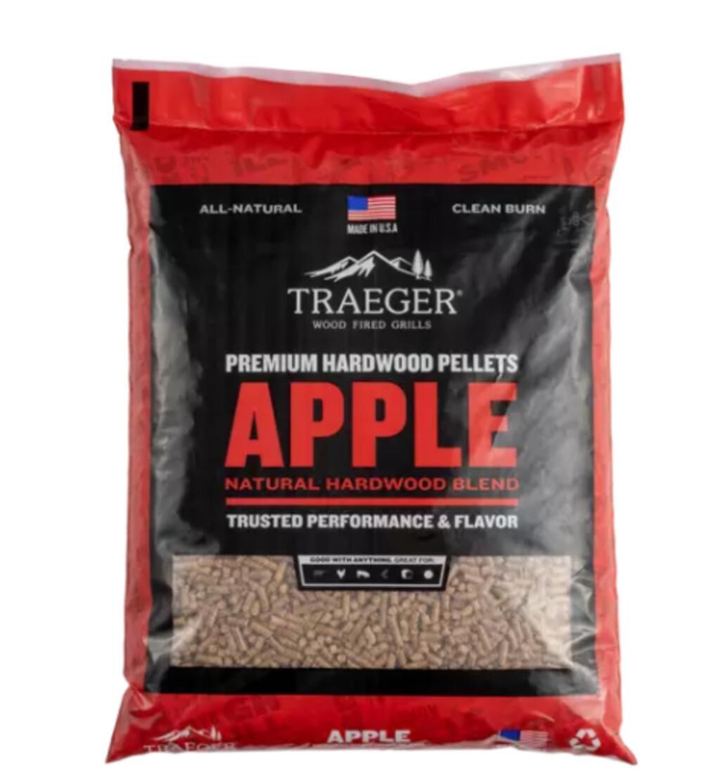 Apple BBQ Wood Pellets 20lb Bag PEL318