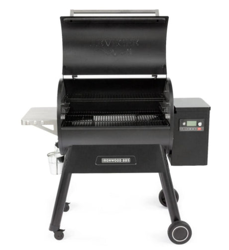 IRONWOOD 885 Wood Pellet Grill with Wi-Fi (WiFIRE) and Digital Controller TFB89BLF