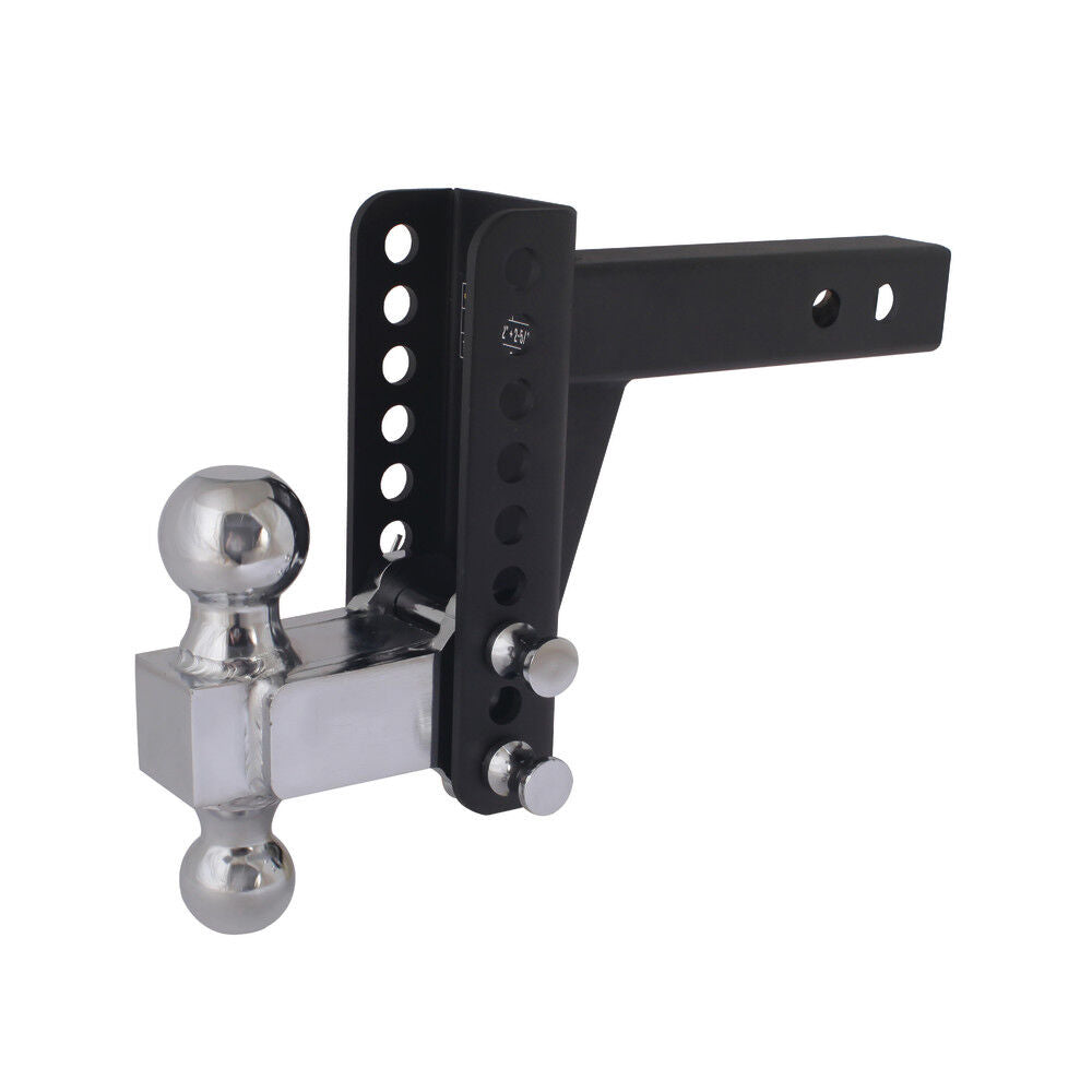 Blackout 14000 lbs Capacity Adjustable Drop Hitch 2in & 2 5/16in Ball BSDH0040