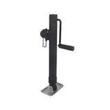 Valet Blackout 2000 lbs Side Wind Welded Pipe Mount Jack - 15 inch Travel BSJPSW04