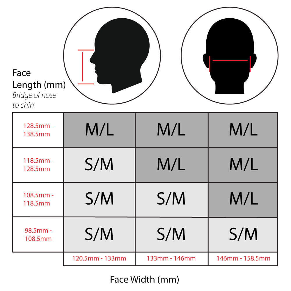 Air Stealth Mask - Small/Medium U*STEALTH/SM