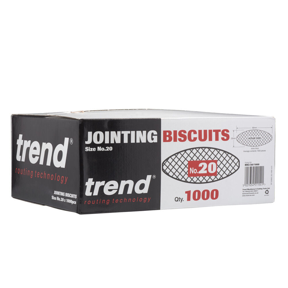 No. 20 Beech Biscuits 1000pk U*BSC/20/1000