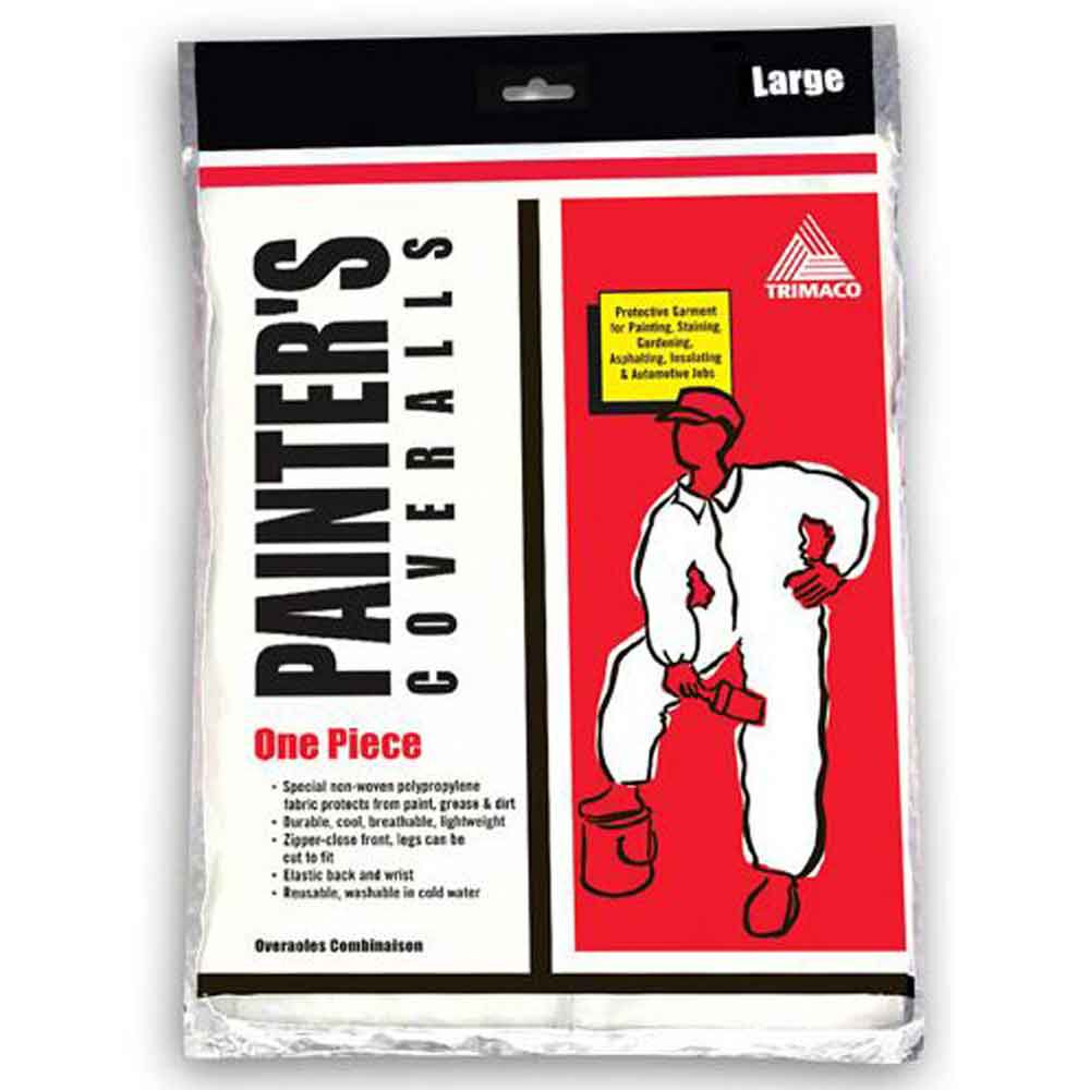 White Disposable Painters Coverall - Large 9903