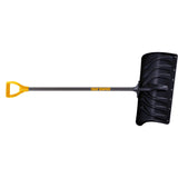 24in Poly Snow Pusher with D-Grip Steel Handle 1603500