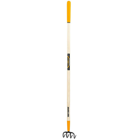Temper 4-Tine Forged Cultivator with Cushion End Grip-on Hardwood Handle 2862100